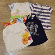 4 koszulki lato rozm. 134