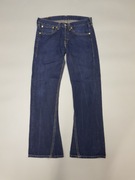 Levi's 907 spodnie jeansy dżinsy bootcut 34/34 pas 94