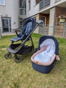 Wózek 2w1 Peg Perego Velocy Lekki i wygodny z dodatkami w bdb stanie