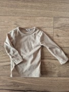 F&F bluzeczka beżowa prążek basic 68