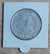 Hiszpania CAROLUS III 1805 8 reali - OFICJALNE NOWE BICIE MADRYT