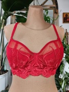 Intimissimi stanik biustonosz usztywniany bra panterka koronka 34D 75D