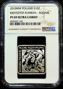 10 ZŁ 2010, KRZYSZTOF KOMEDA NGC PF69 UC #69
