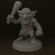 Goblin z maczugą figurka kolekcjonerska RPG