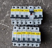 Wyłączniki nadprądowe Zestaw C16 C1 C10 C25