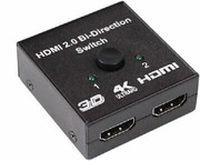 Rozgałęźnik rozdzielacz HDMI 2-portowy