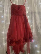 Sukienka z trenem # S # gorsetowa 