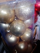 Duże bombki złote