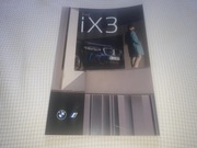 2023 2024 BMW iX3 Prospekt ANGIELSKI 24 strony