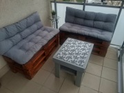 Zestaw ogrodowy z palet EURO