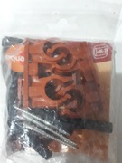 UCHWYT PODWÓJNY OBEJMA RUR MIEDŹ PEX 16/18 brąz