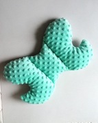 poduszka dla niemowlaka niemowlęcia miętowa antywstrząsowa motylek