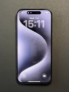 Apple iPhone 15 Pro 256 GB – Black Titanium | Idealny stan | Komplet