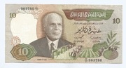 TUNEZJA 10 DINARS 1986 P84