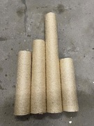 Rolki Słupki Sizalowe Drapak dla kota fi 10cm 100mm gwint M10 Leoland S1