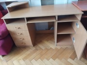 biurko duże kolor jasna sosna