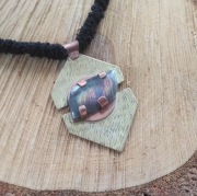 Trzecie oko naszyjnik z labradorytem