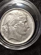 Belgia 50 franków 1950 - srebro