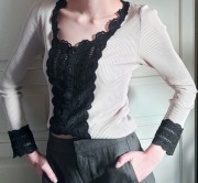 Bluzka jedwab + bawełna Rosemunde 