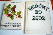 Zestaw książek o ziołach w tym Klimuszko +gratis oryginalna kaseta pop 