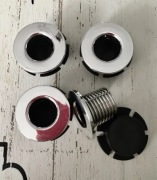 4szt. gwinty i nakrętki do Obag w kolorze srebrnym