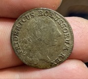 Talar 1/12 talara 1767 B Prusy Fryderyk II oryginał Srebro