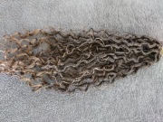 Włosy do zaplatania dredy 7 szt 45 cm na zdjęciu jest 1 sztuka 