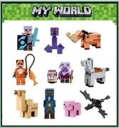 Figurki Ludziki typu Minecraft 10szt Super figurki duże składane jak LEGO!