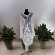 Narzuta letnia, plażowa,  biała, szydełkowa,  handmade 