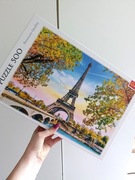 Puzzle widok Paryż wieża Eiffla trefl 500
