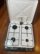 Kuchenka gazowa turystyczna przenośna solidna Gasmaster BG04RMMS z pokrywą