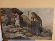 Obraz - reprodukcja - oleodruk "Ofiara Izaaka" wym. 69 cm /44 cm