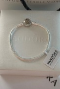 Pandora bransoletka TT two tone złoto srebro 17cm