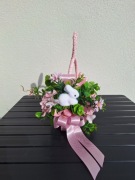 Stroik do koszyczka, gotowa dekoracja koszyczka