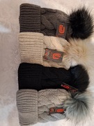 Czapki damskie ocieplane