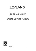 JCB Silnik Leyland 37 TD i 498NT Service Manual Instrukcja napraw schematy