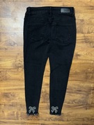 Spodnie jeansowe czarne jeansy stretch Toxik3 rozmiar XS 34