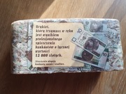 Brykiet Prawdziwe zniszczone pieniędze 13.000zł