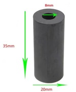 Dysza do piaskowania fi8 z węglika boru 35x20x8