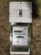 Licznik energii 1fazowy Pafal A52b, obudowa, bezpiecznik
