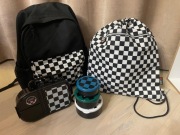 PAPERDOT Square It! Plecak szkolny + worek+ śniadaniówki