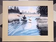 Akwarela 40x30 - "Cisza"