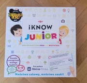 I know junior gra edukacyjna zabawa quiz nauka dzieci dziecko planszówka
