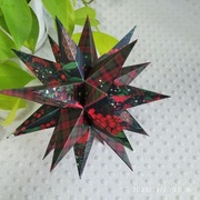 Gwiazda morawska, ozdoba świąteczna, oryginalna zawieszka na prezent
