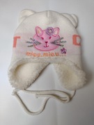 Ciepła czapka zimowa ocieplenie nauszniki