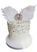 Dekoracja na tort - Skrzydła Anioła , skrzydła z papieru waflowego