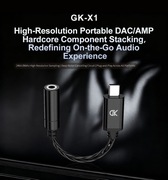 GK X1 Wzmacniacz Słuchawkowy Dac USB C/3.5mm