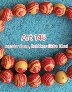 Naturalny Malachit, okrągłe marmurowe koraliki