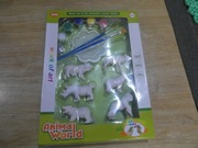 Zestaw figurek do malowania + farby