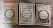 Stefan Żeromski - 3 tomy z Serii Biblioteka Narodowa